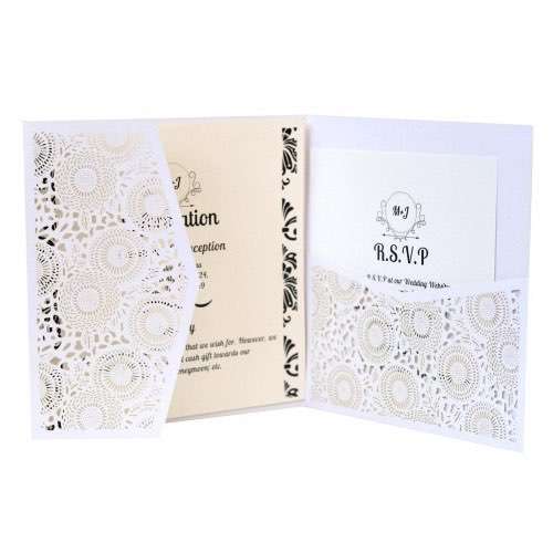 Square Wedding Invitation Card Dark Blue Business Card Marriage Invitation